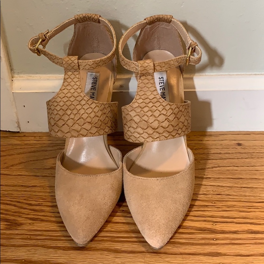 Suede heels